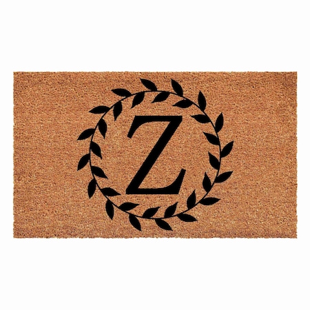Calloway Mills Monogram Door Mat, Black, Natural, 36 in W x 72 in L 108203672Z